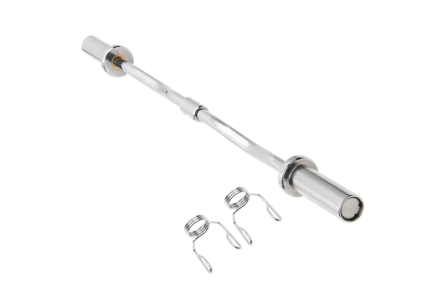 vidaXL 93622 Olympic Curl Barbell 120cm Steel