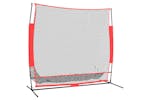 Vidaxl 93746 Portable Baseball Net Black And Red 215x107x216 Cm Polyester