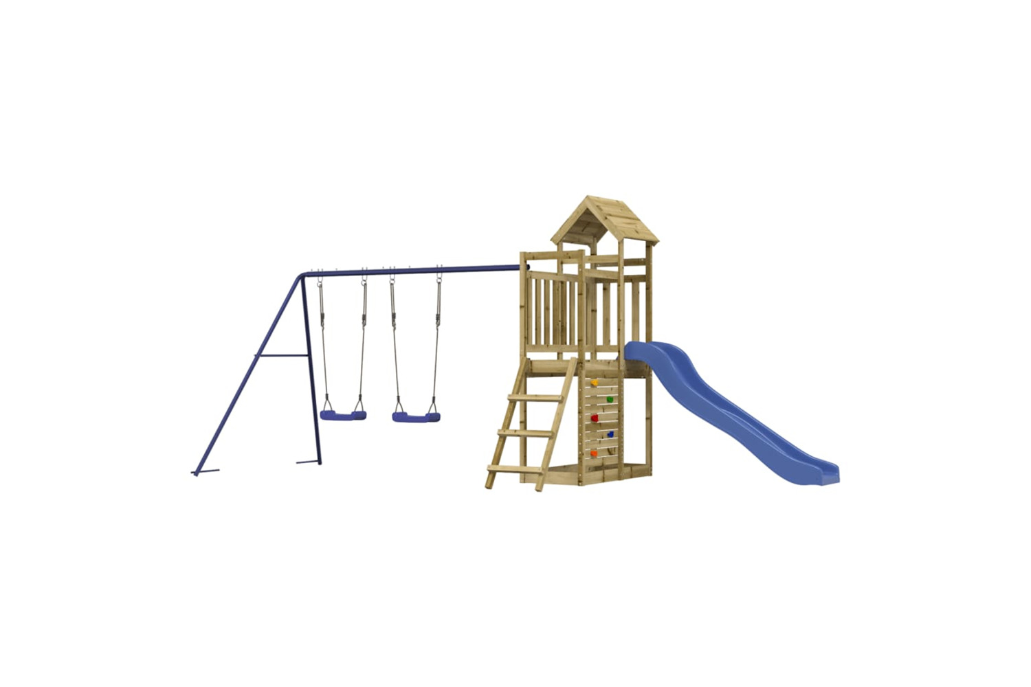 Vidaxl Outdoor Playset Impregnated Wood Pine