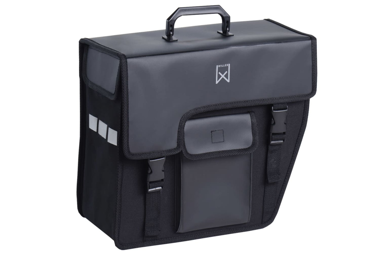 Willex 412283 Bicycle Pannier 17 L Black Slanting Right 1024