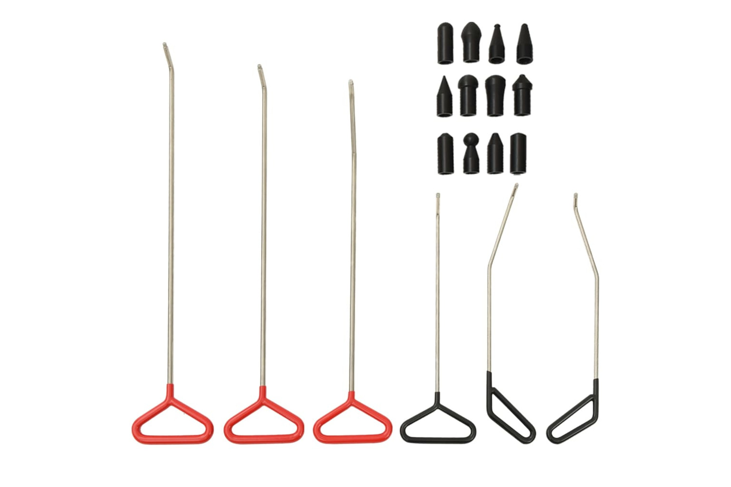 vidaXL 210634 6 Piece Repair Rod Set With Tips Stainless Steel