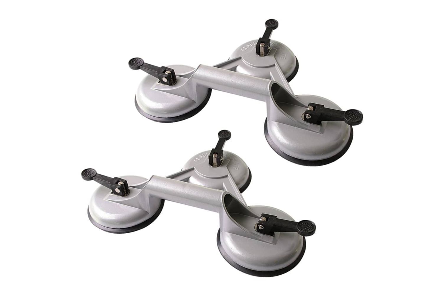 Proplus 276226 Vacuum Lifters With 3 Suction Cups 2 Pcs Aluminium