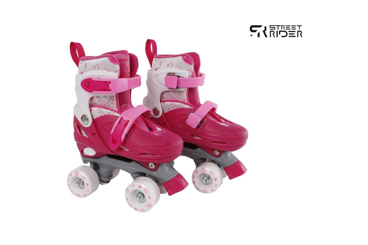 Street Rider 436457 Roller Skates Pink Adjustable 31-34 Pink