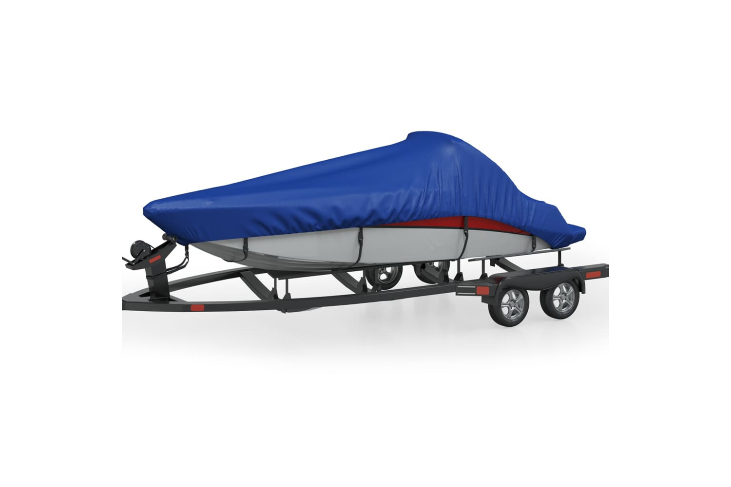 Vidaxl Boat Cover Grey 410x110x40 Cm