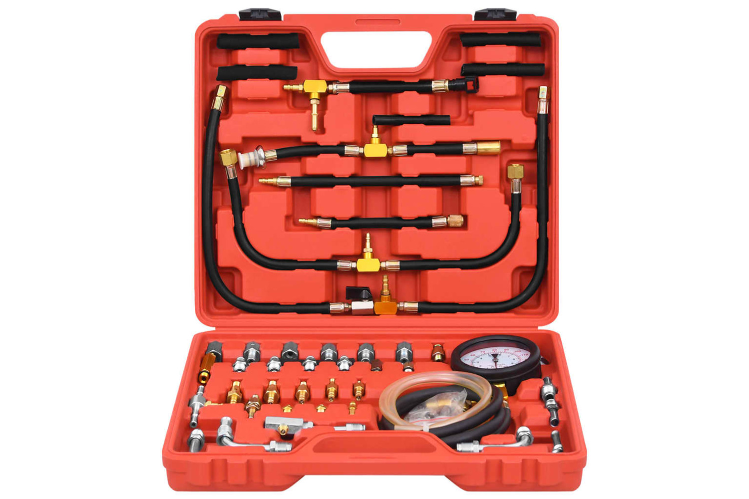 vidaXL 210039 Fuel Injection Pressure Test Kit 0.03 To 8 Bar(0.5-120 Psi)