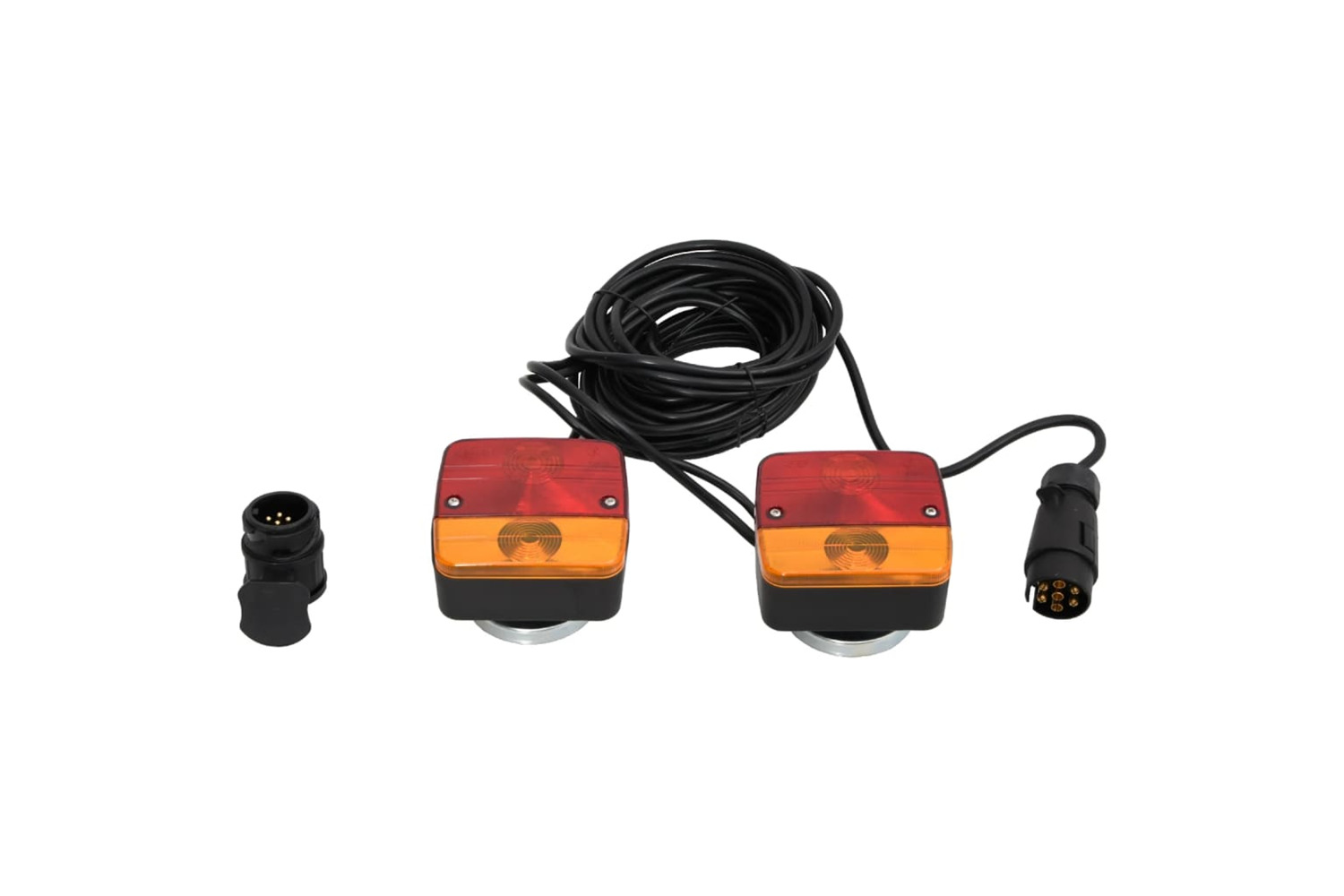 vidaXL 152903 Trailer Lights 2 Pcs Red 10.5x7.5x10cm 12v Classic Bulb