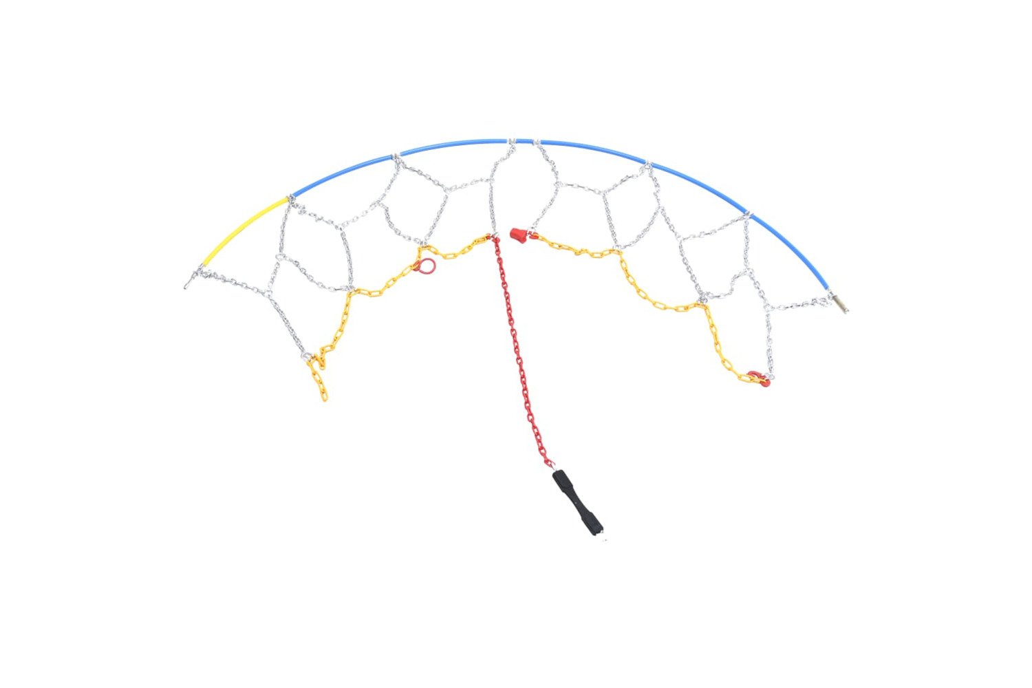 vidaXL 210602 Car Tyre Snow Chains 2 Pcs 9mm Kn90