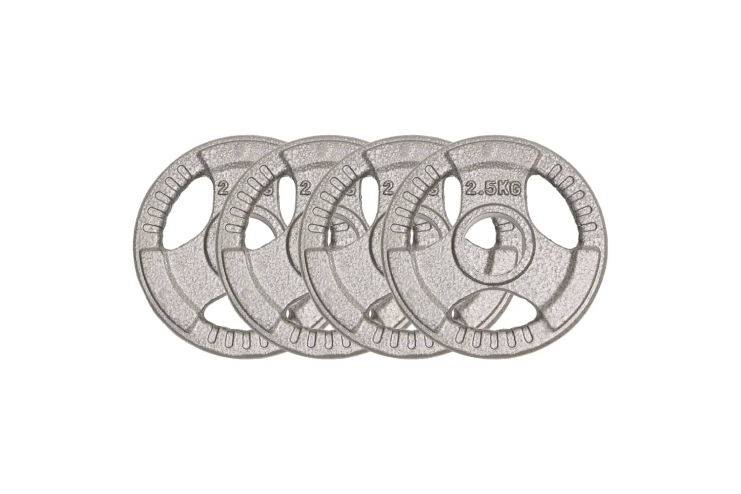 vidaXL 93613 Olympic Weight Plates 4 Pcs 10 Kg Cast Iron