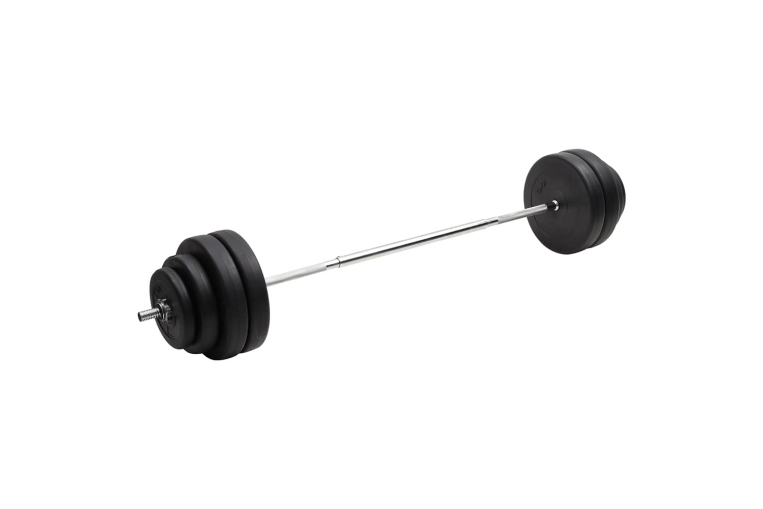 vidaXL 3145020 Barbell With Plates 60 Kg