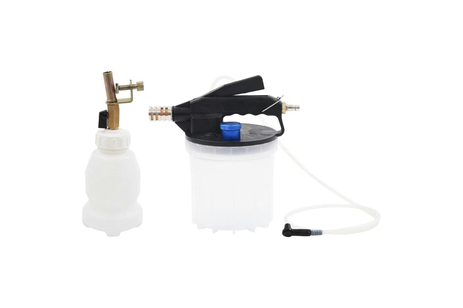 Vidaxl 210529 Pneumatic Brake Bleeder Extractor Pump With Filler Bottle 2 L