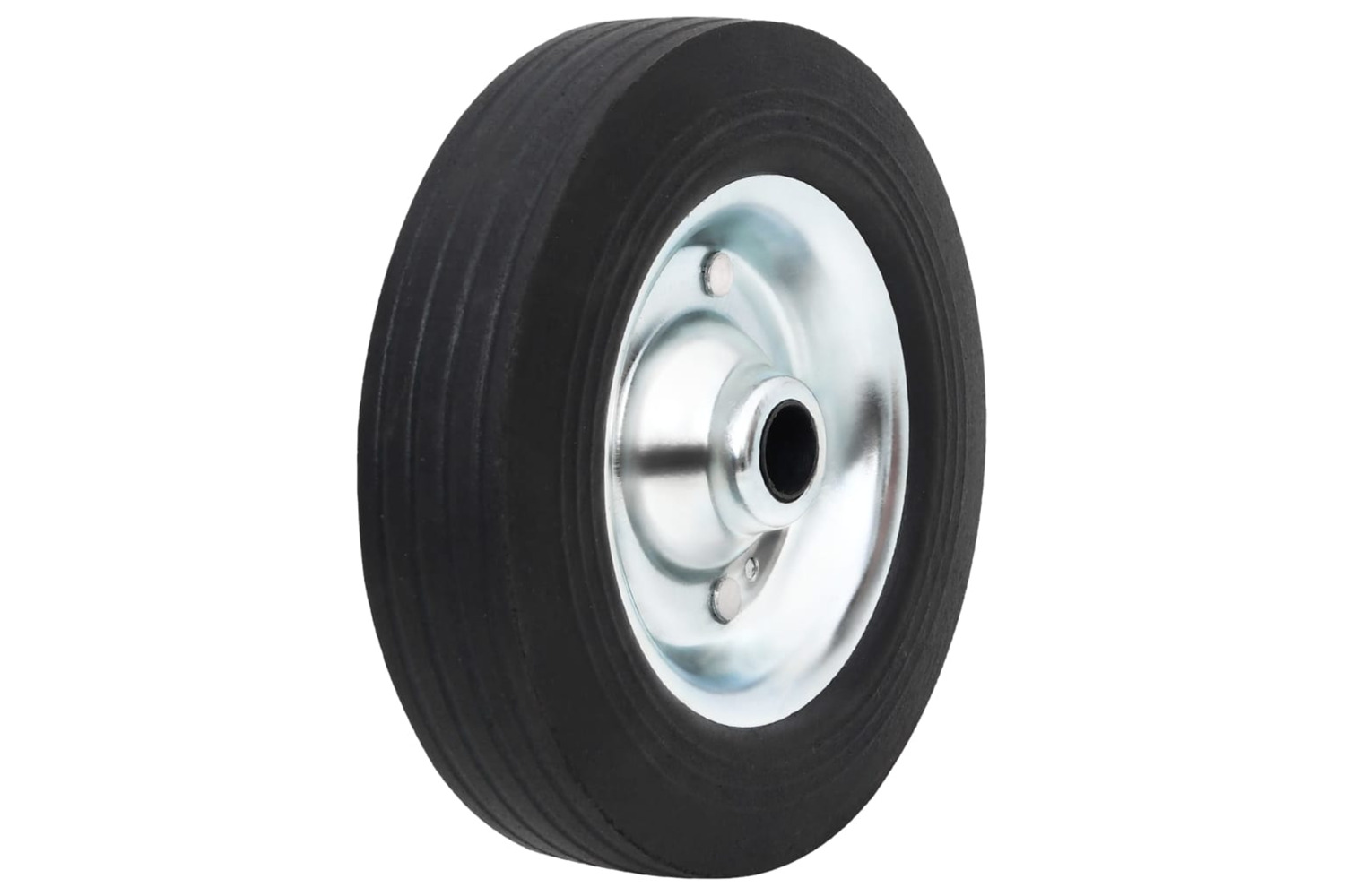 vidaXL Wheel For Jockey Wheel x 20x5cm Solid Rubber And Steel