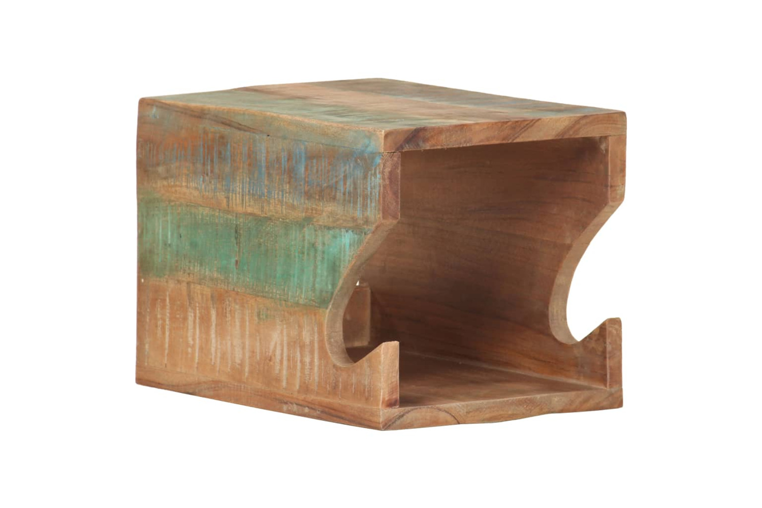 vidaXL 320478 Wall Mounted Bicycle Rack 35x25x25cm Solid Reclaimed Wood