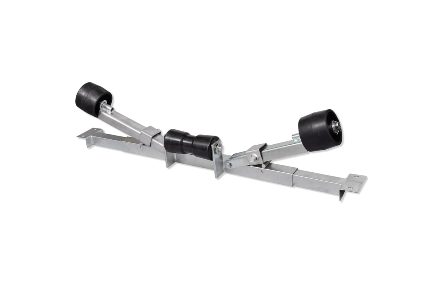 vidaXL Boat Trailer Bottom Support Bracket With Keel Rollers