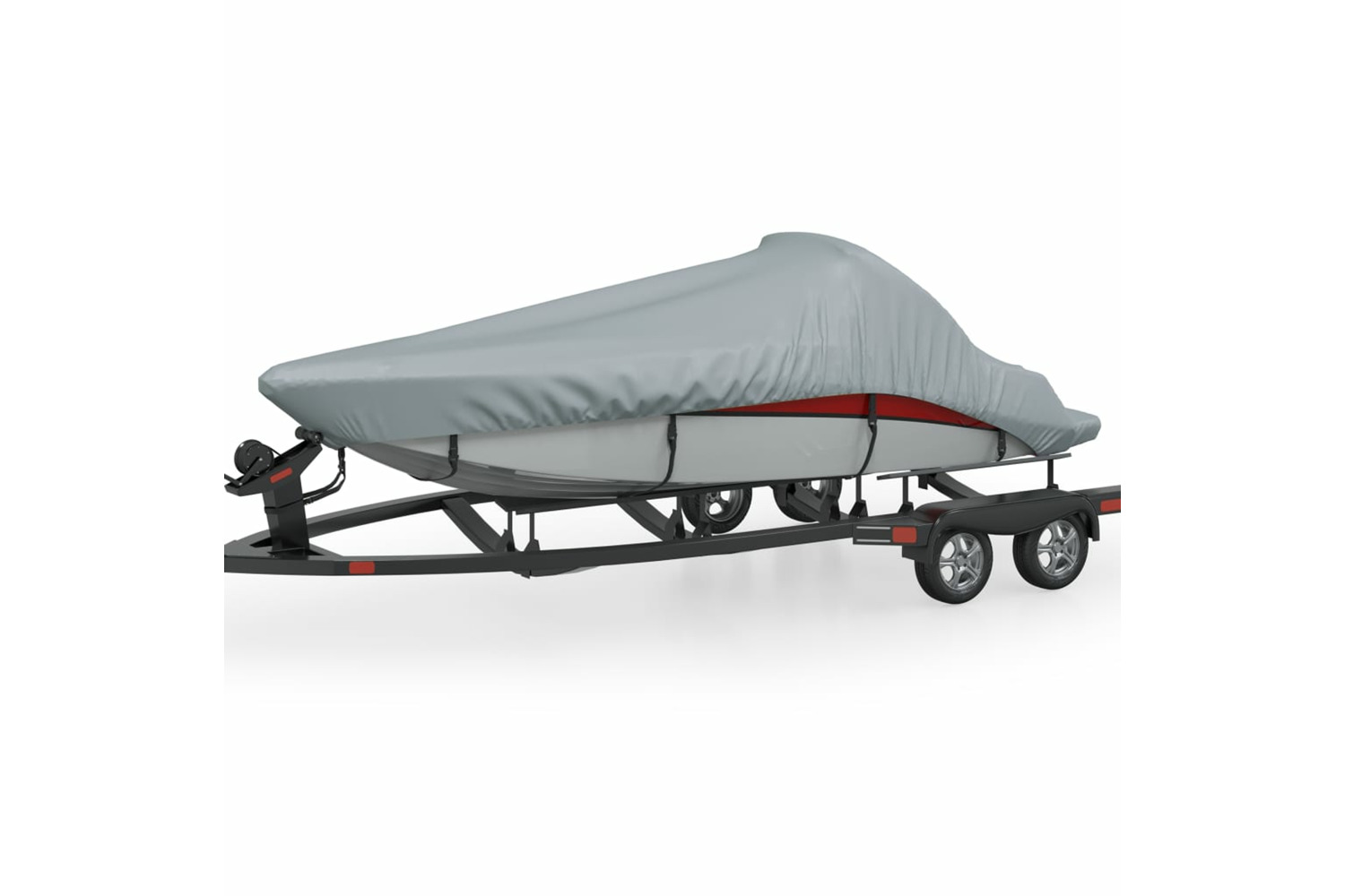 vidaXL 90426 Boat Cover Grey Length 427-488cm Width 173cm