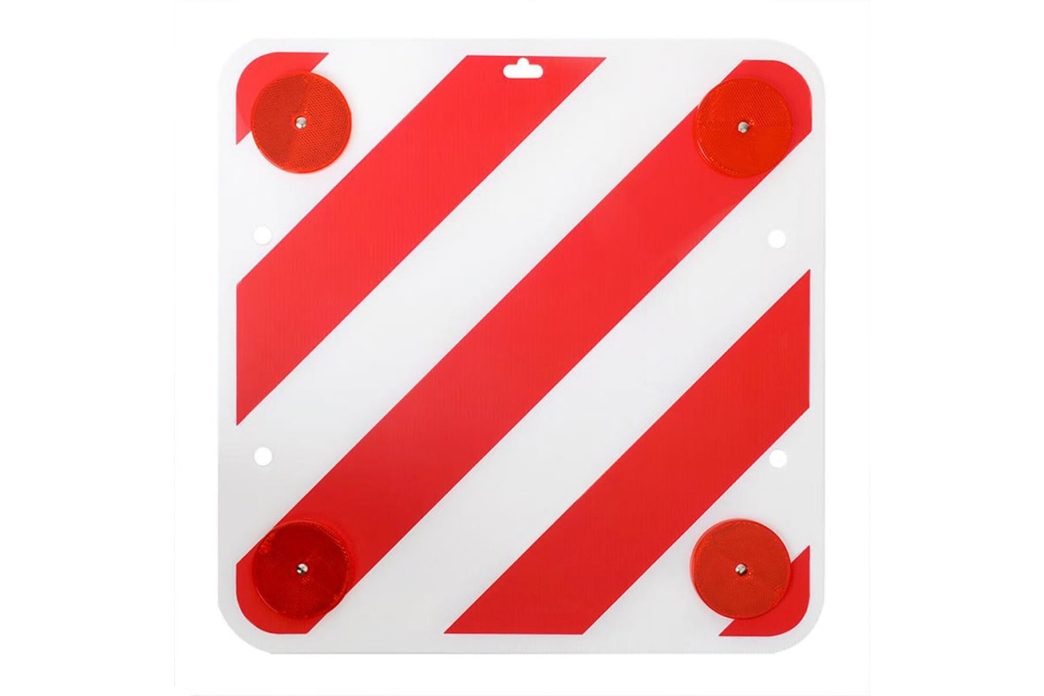 Proplus Rear Warning Sign Plastic 50 X 50 Cm With Reflectors 361228