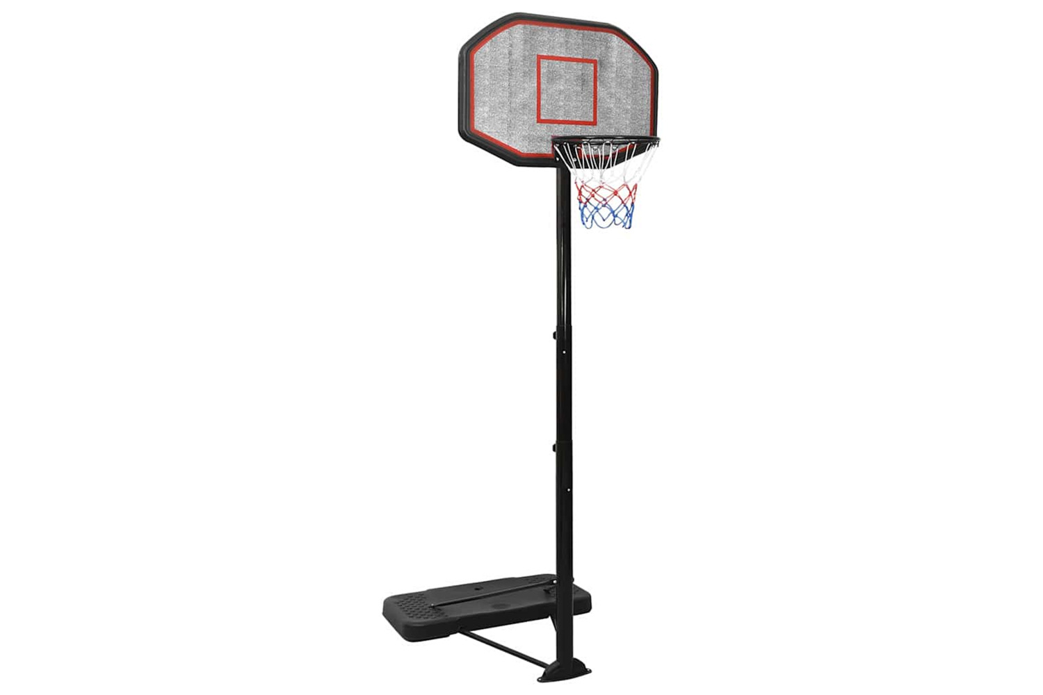 Vidaxl Basketball Stand Black 258-363 Cm Polyethene