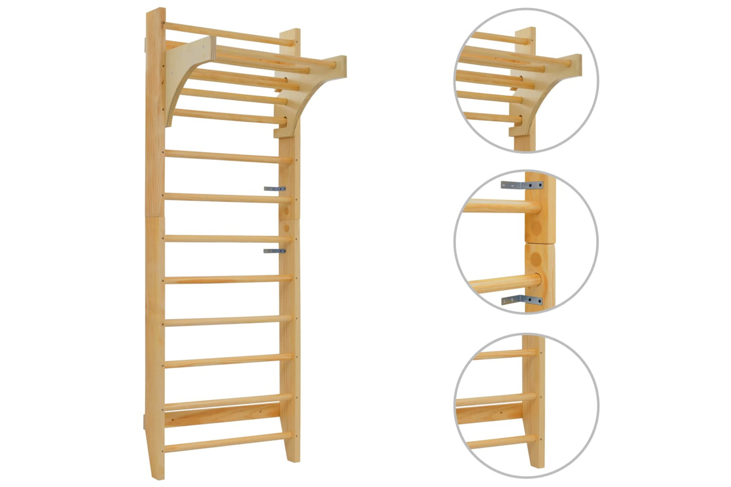 vidaXL 91788 Wall Bar 80x55x220cm Wood