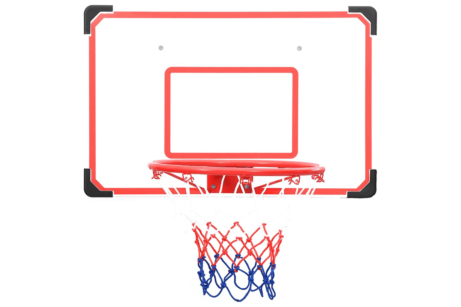 Vidaxl Five Piece Wall Mounted Basketball Backboard Set