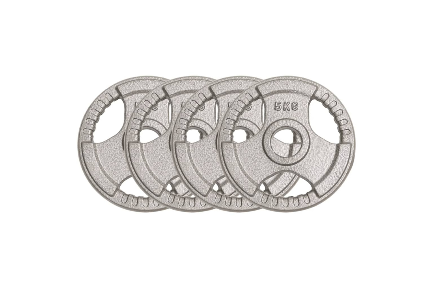 vidaXL 93619 Olympic Weight Plates 4 Pcs 20 Kg Cast Iron