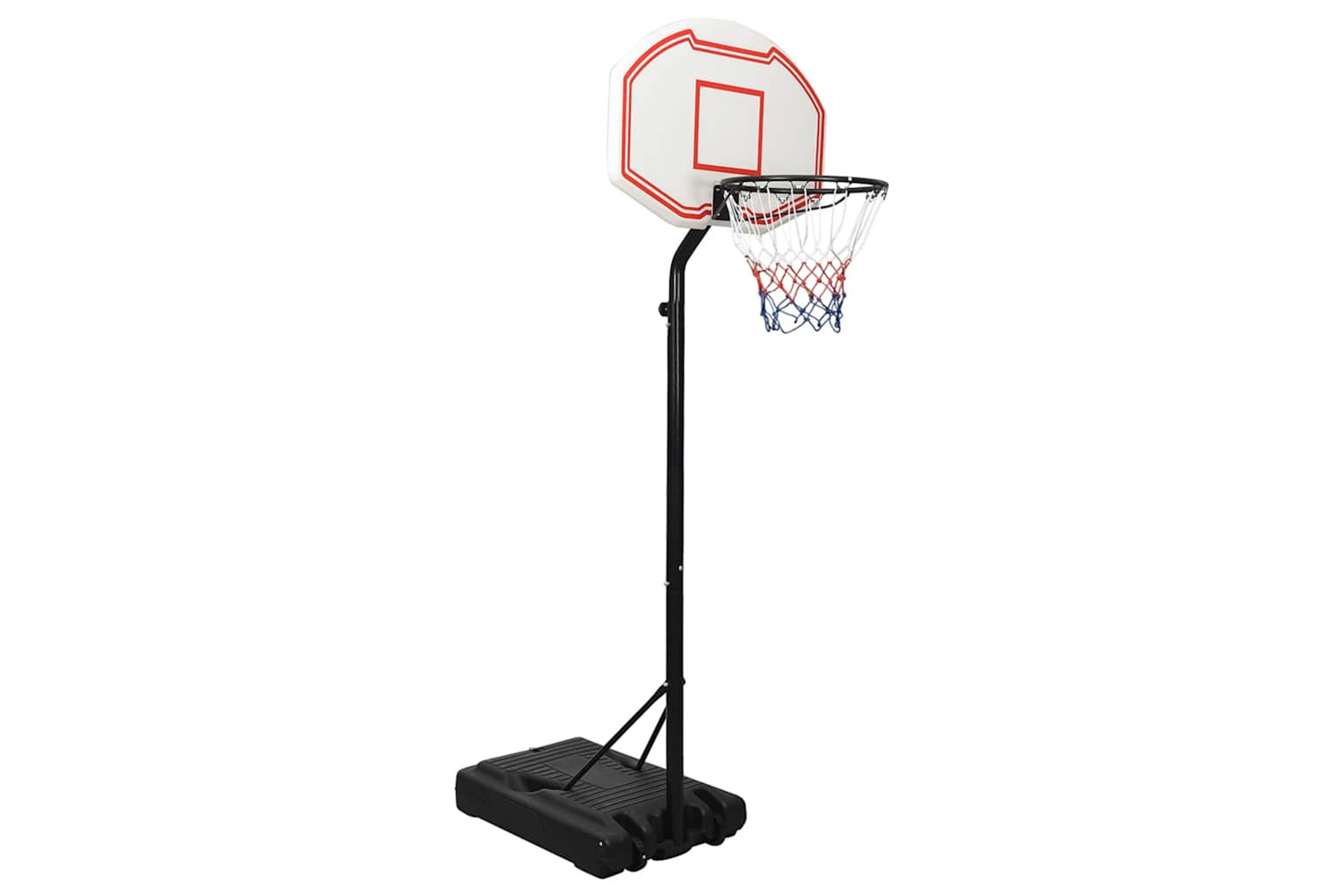 Vidaxl Basketball Stand White 237-307 Cm Polyethene