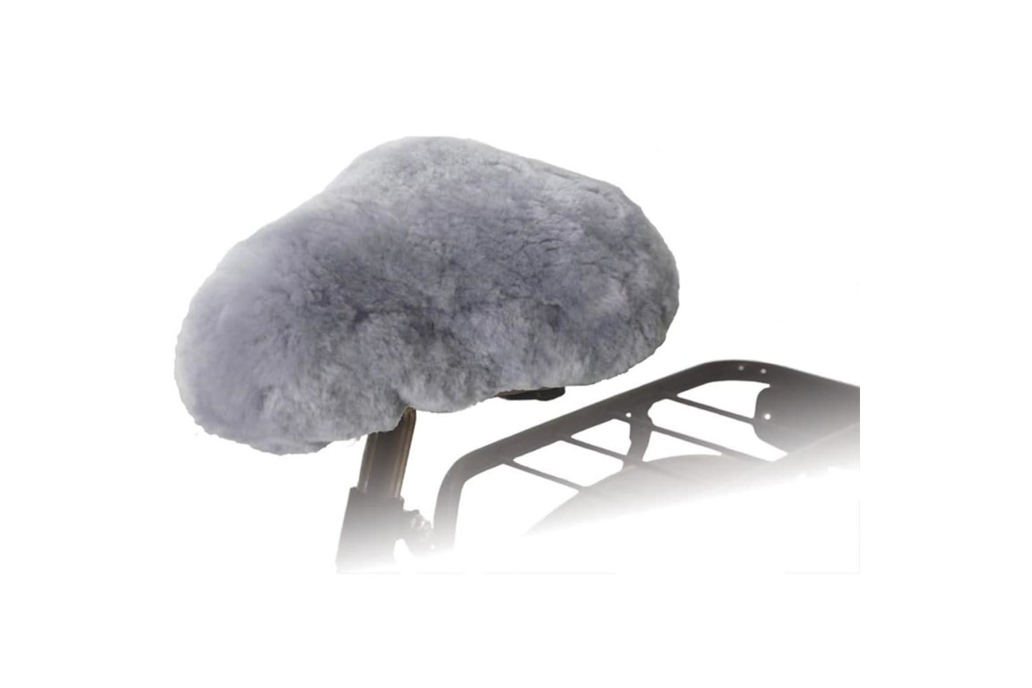 Willex 421082 Bicycle Saddle Cover Sheep Leather Grey 30135