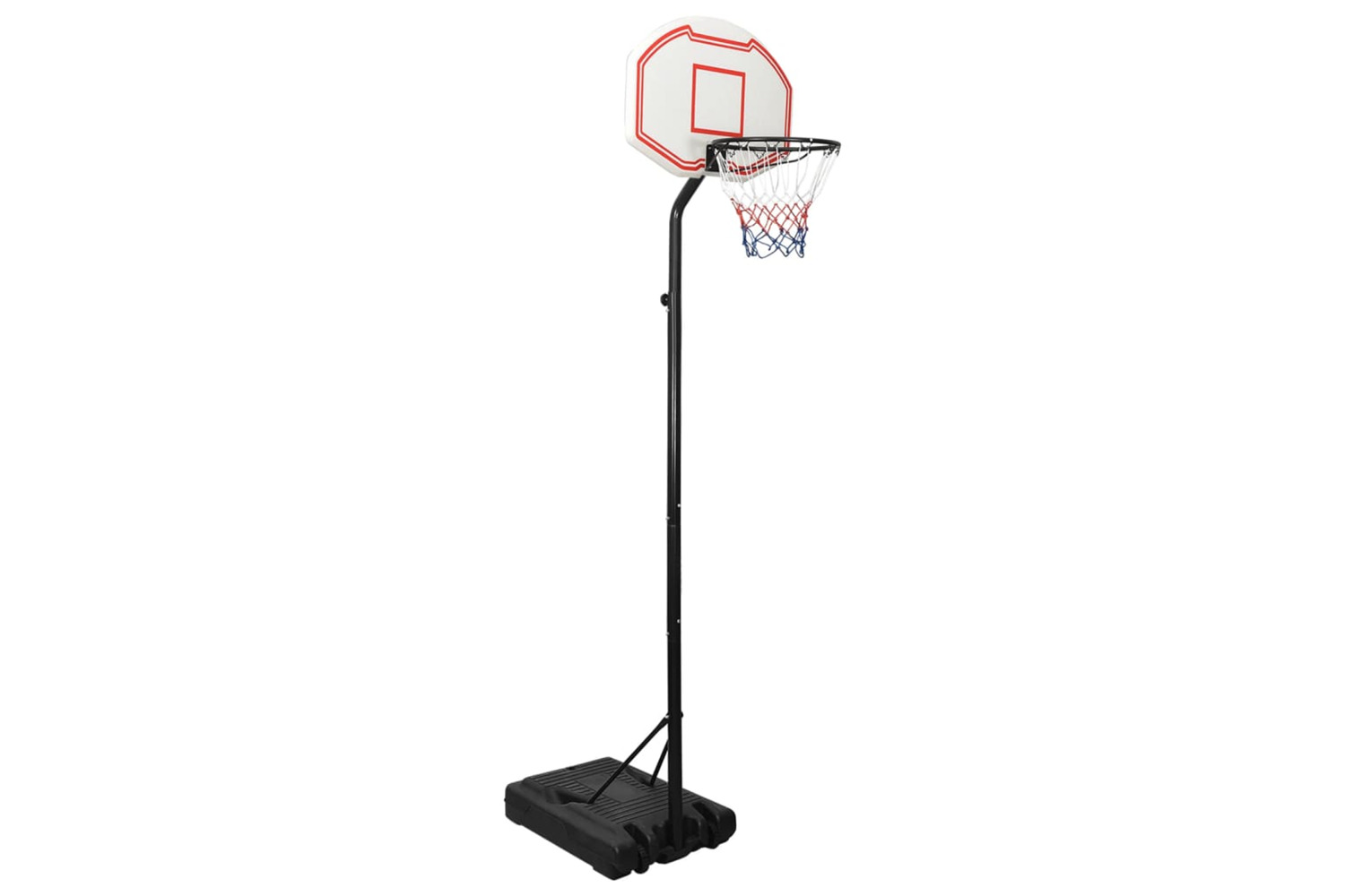 vidaXL 3107831 Basketball Stand White 282-352cm Polyethene