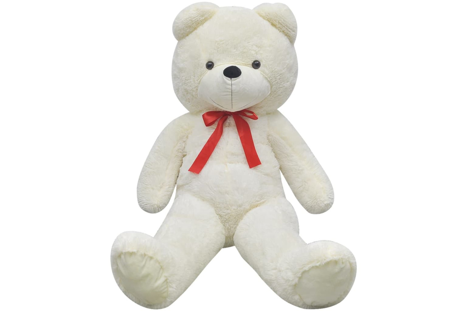 vidaXL 80099 Xxl Soft Plush Teddy Bear Toy White 135cm