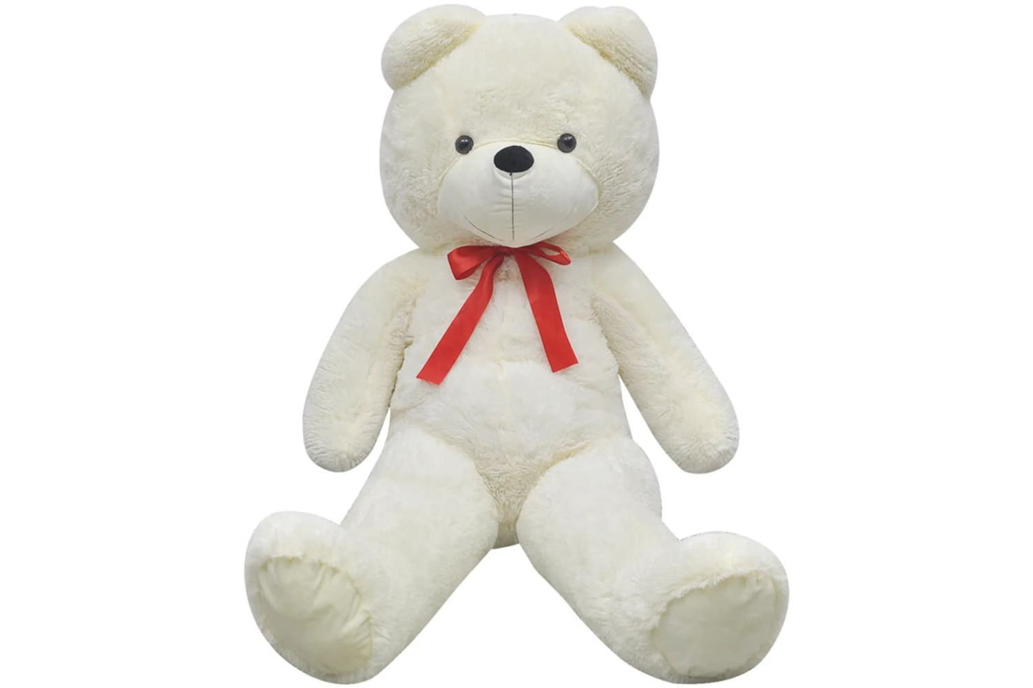 vidaXL 80146 Teddy Bear Cuddly Toy Plush White 170cm