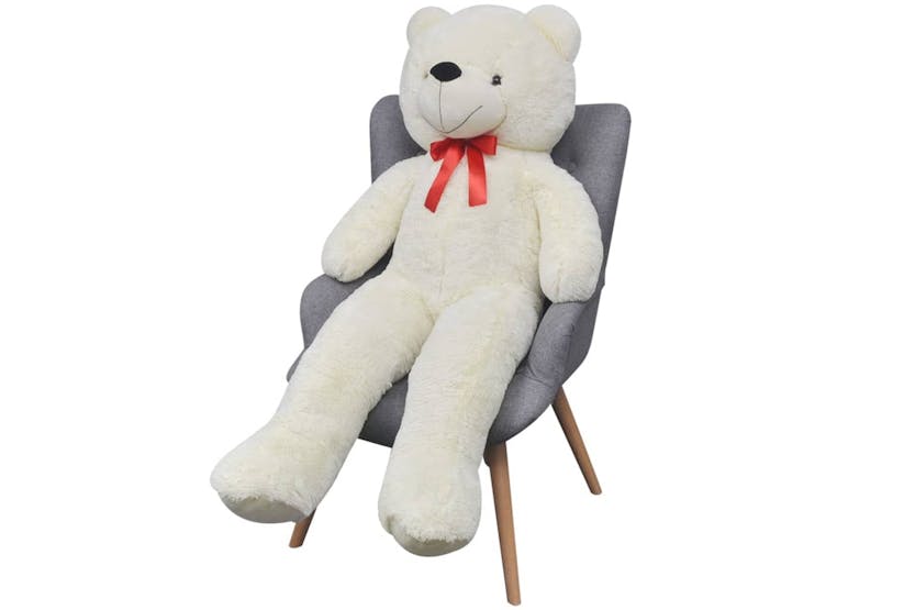 Vidaxl 80148 Teddy Bear Cuddly Toy Plush White 242 Cm