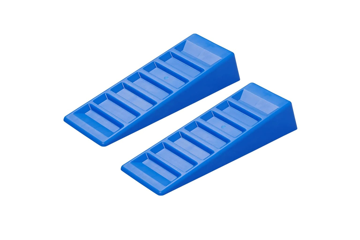 Proplus 424754 2-piece Caravan Leveller Set 75mm Plastic Blue