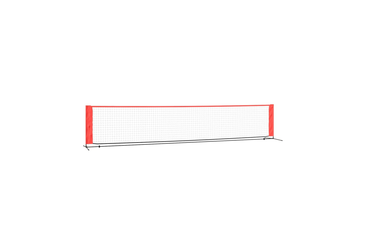 vidaXL 93758 Tennis Net Black And Red 500x100x87cm Polyester