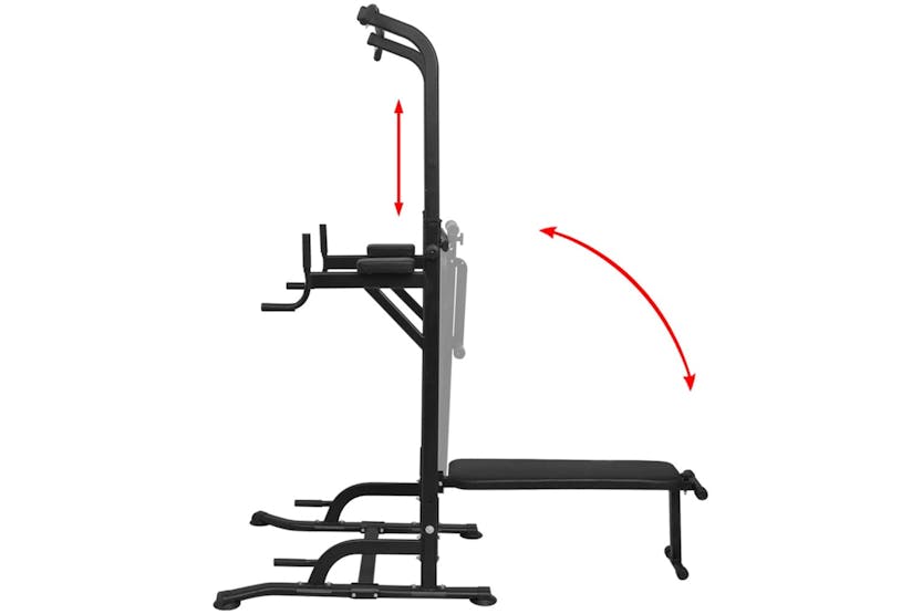 Vidaxl 91191 Power Tower With Sit-up Bench