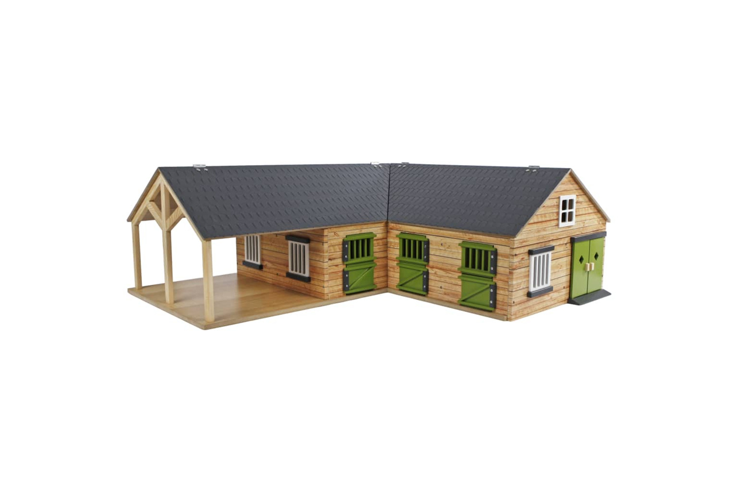 Kids Globe 432415 Horse Stable 1:24 Grey