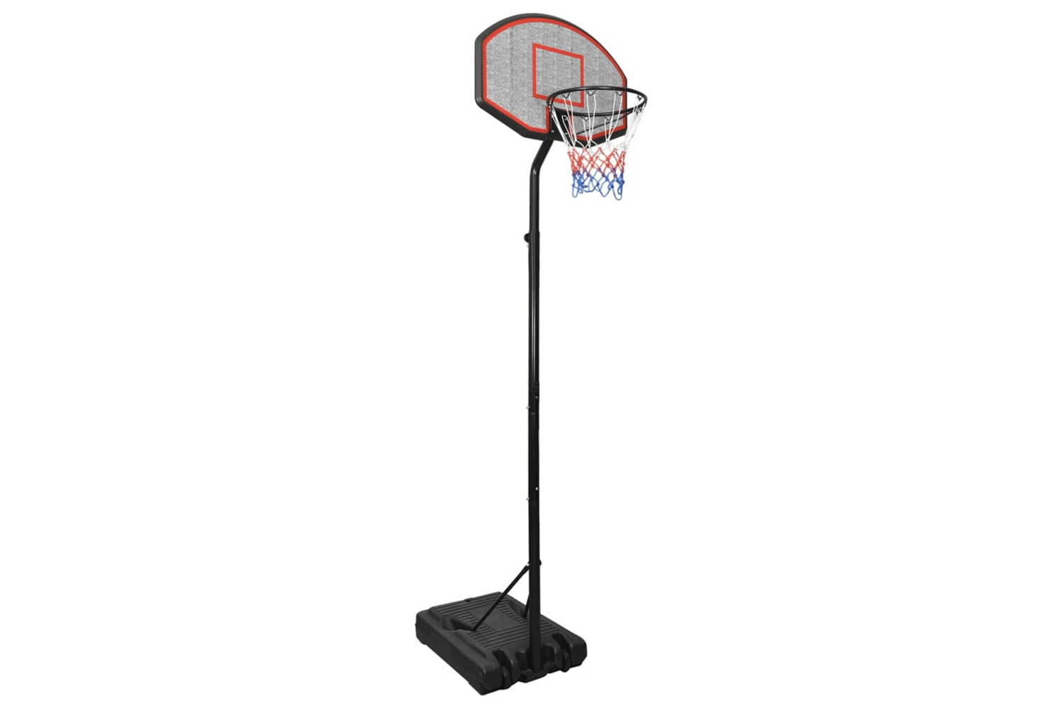vidaXL 3107832 Basketball Stand Black 282-352cm Polyethene