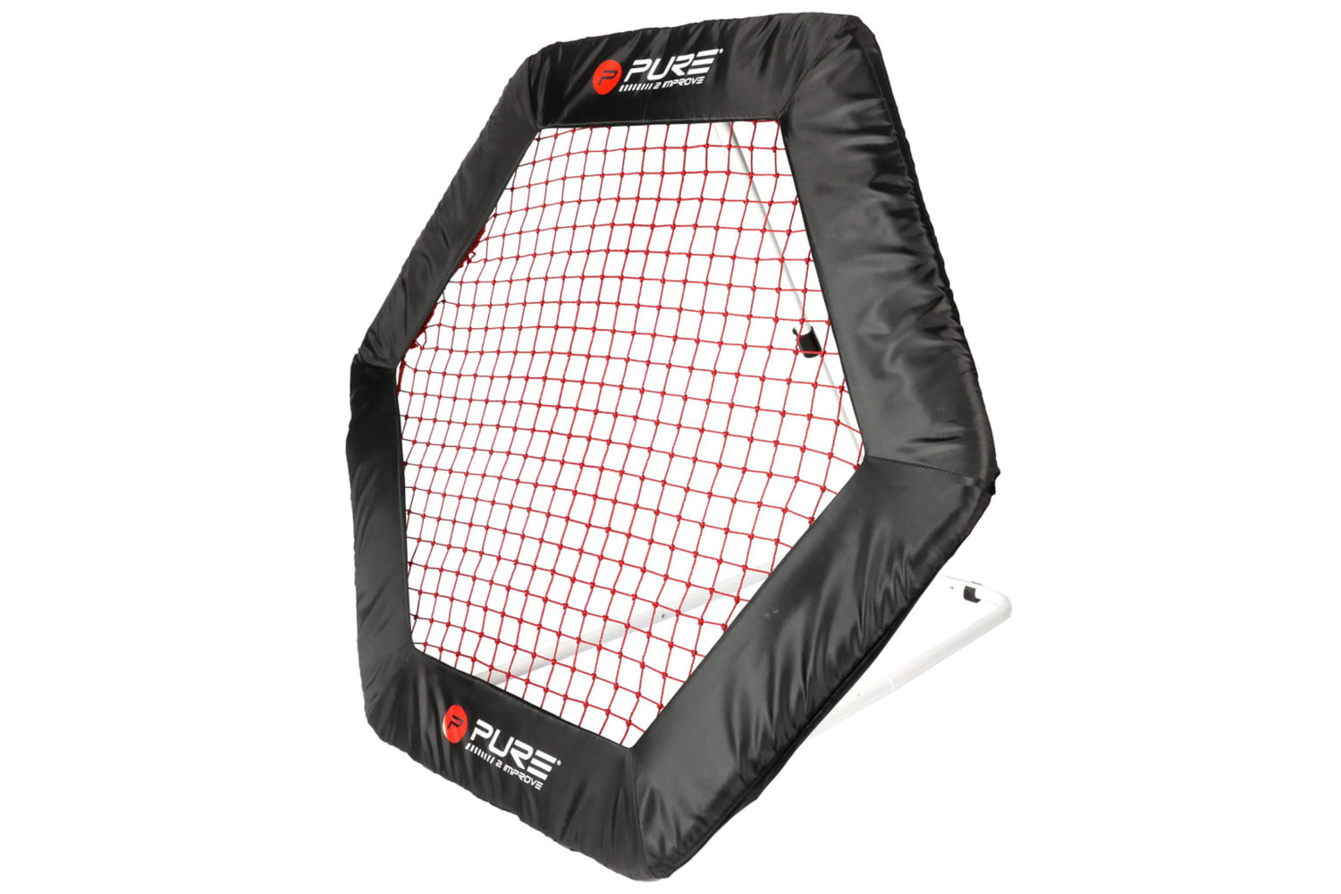 Pure2improve 427677 Football Rebound Net Hexagon 140x125cm