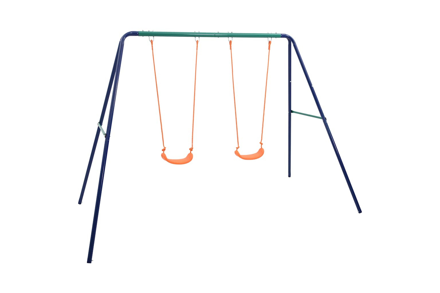 Vidaxl Swing Set With 2 Seats Steel