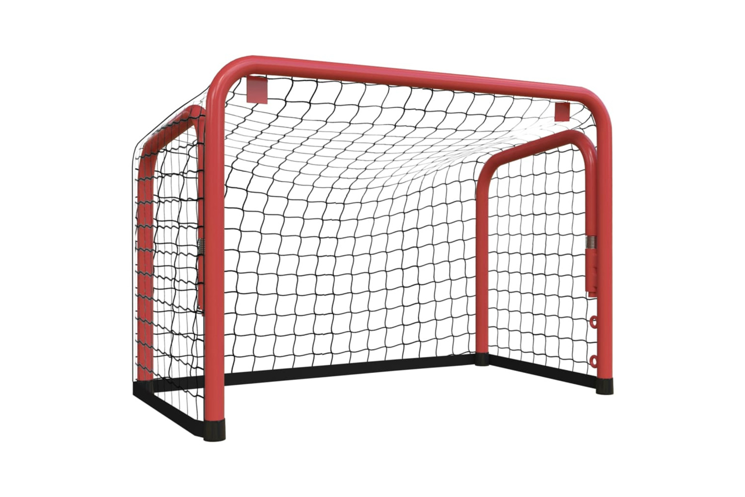 vidaXL 93740 Hockey Goal With Net Red&black 68x32x47cm Steel&polyester