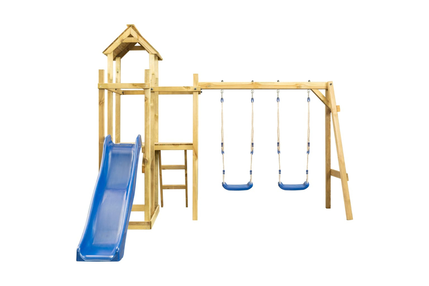 vidaXL 279063 Playhouse With Slide Swing Ladder 285x305x226.5cm