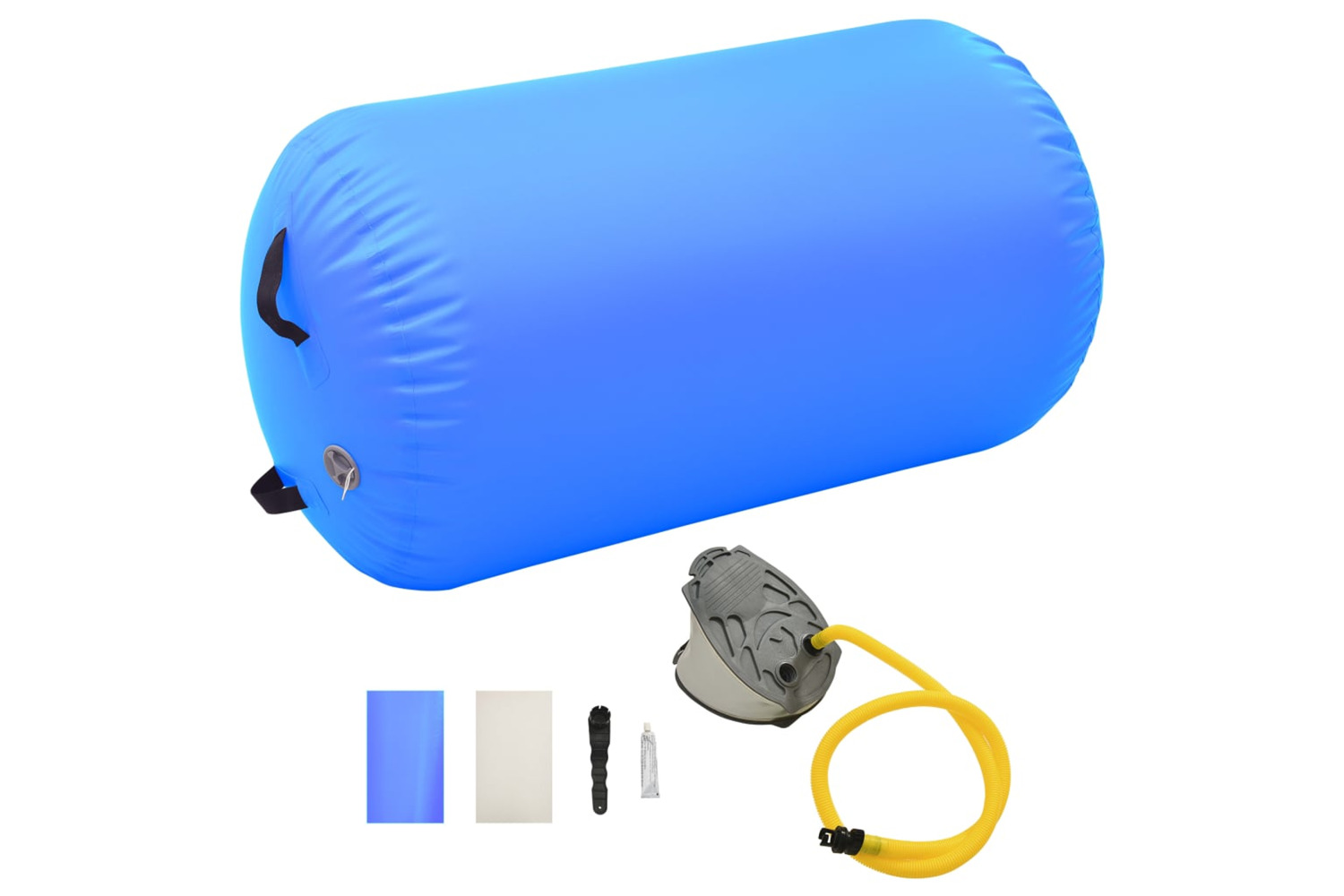 vidaXL 92714 Inflatable Gymnastic Roll With Pump 100x60cm Pvc Blue