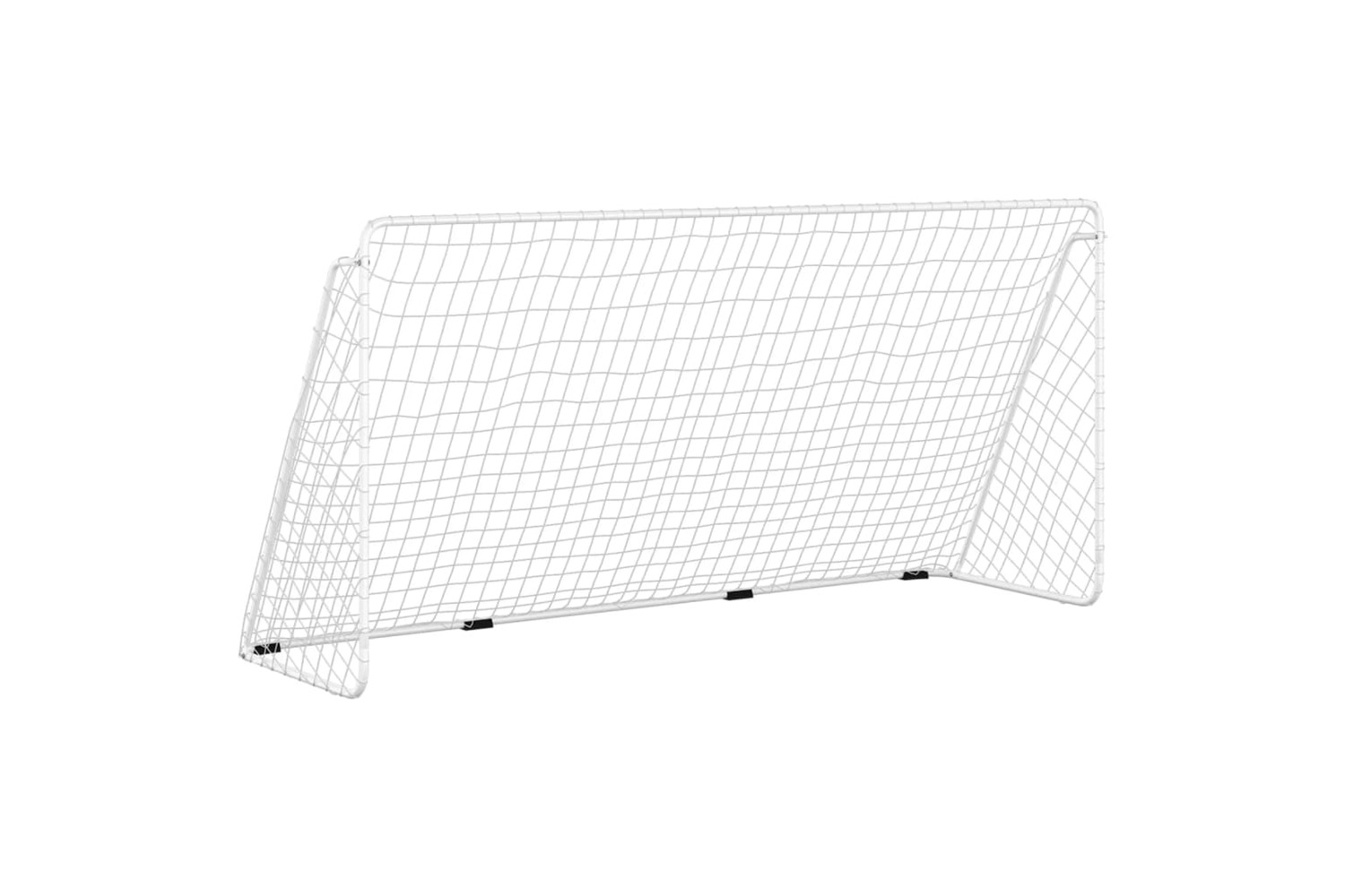 vidaXL 93371 Football Goal With Net White 366x122x182cm Steel