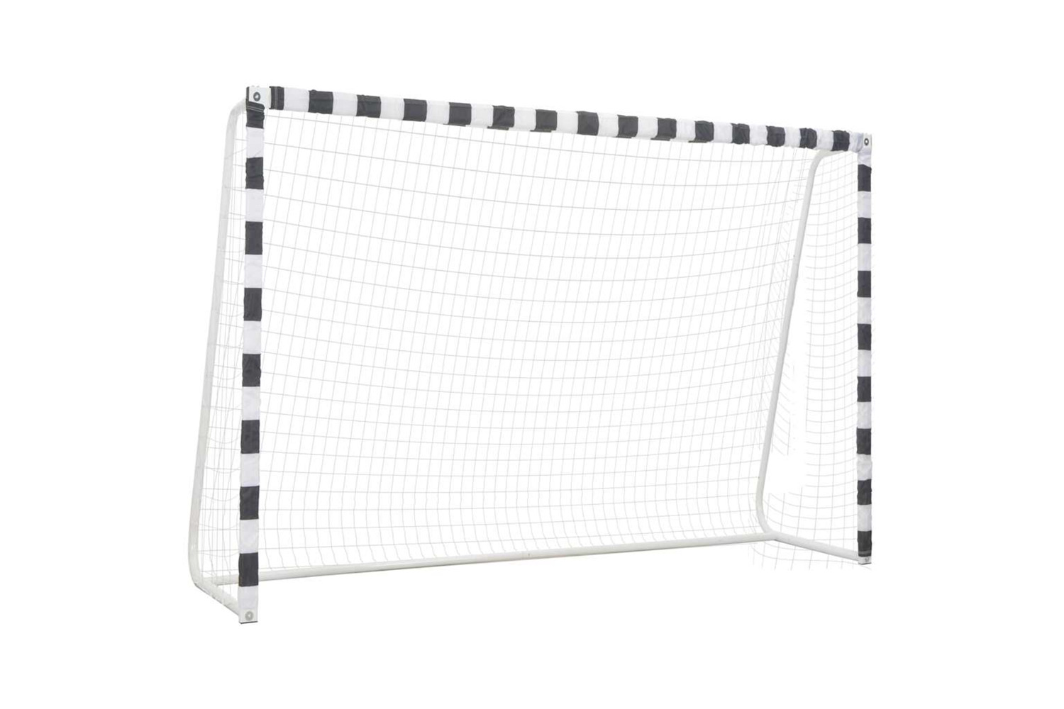 Vidaxl Soccer Goal 300x200x90 Cm Metal Black And White