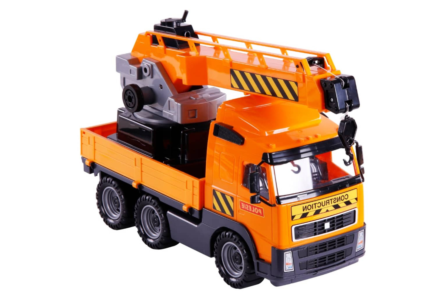 Polesie Wader 94263 4 Piece Truck Set With Crane Orange&amp;black Polypropylene