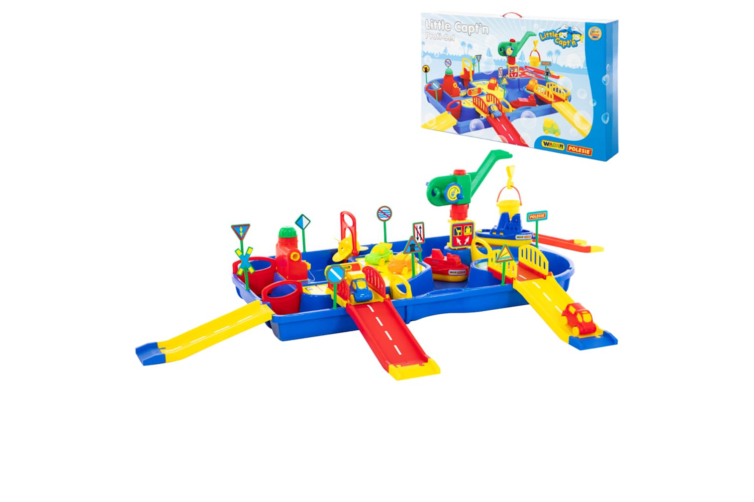 Polesie Wader 9 Piece Water System Set With Ramps 152x92x35 Cm Pp