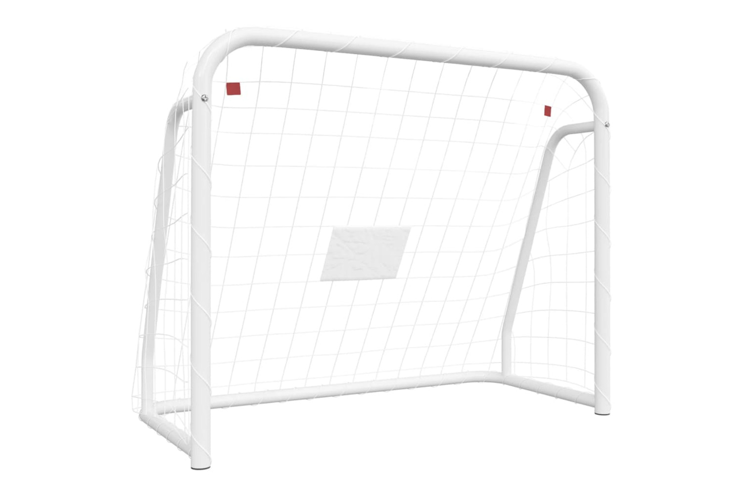 vidaXL 93732 Football Goal With Net White 125x96x60cm Steel&polyester