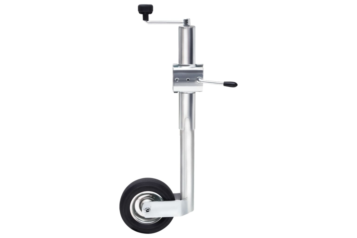 vidaXL 152237 Jockey Wheel For Trailer With Split Clamp 60mm Galvanized Steel