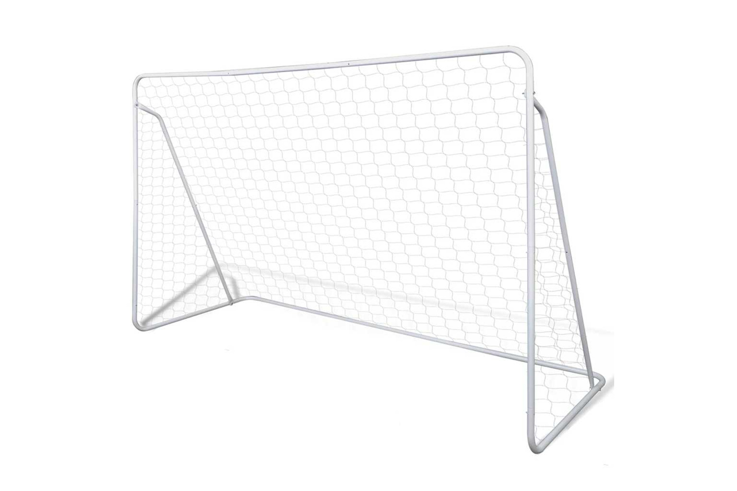 Vidaxl Soccer Goal Post Net Set Steel 240 X 90 X 150 Cm High-quality