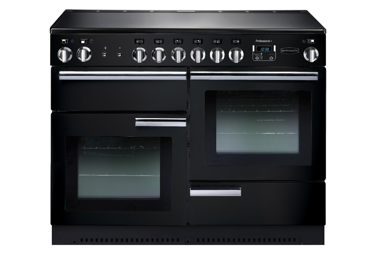Rangemaster Professional Plus 110cm Ceramic Range Cooker | PROP110ECGB/C | Black