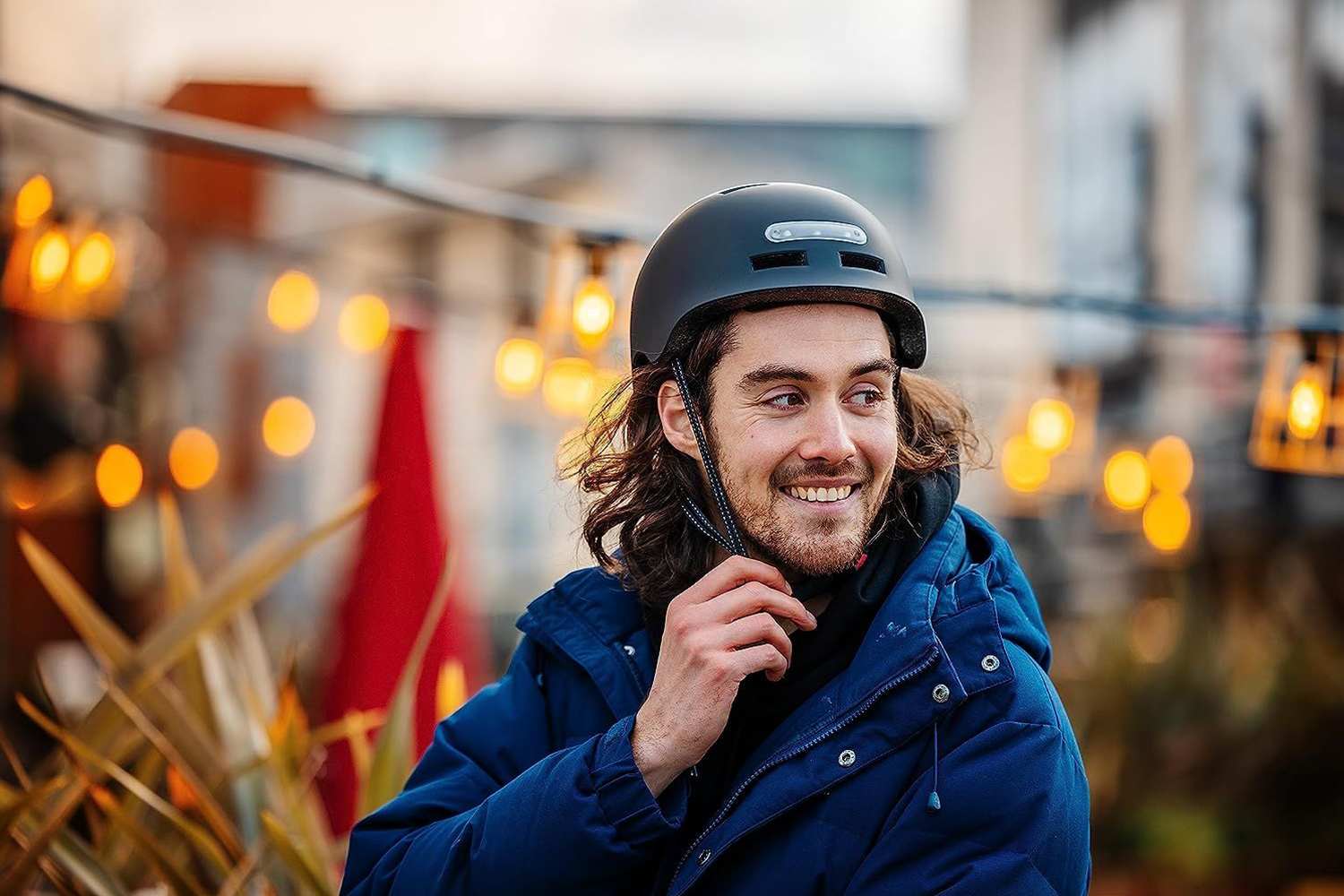 Busbi Firefly Adult Scooter Helmet | Large | Black