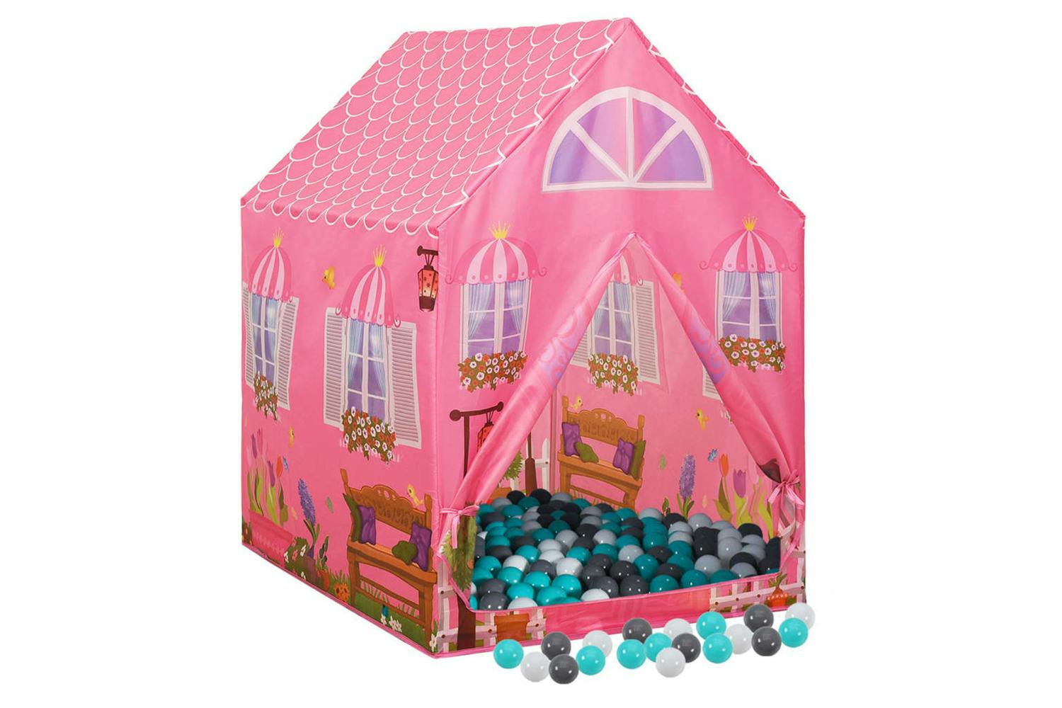 Vidaxl 3107749 Children Play Tent With 250 Balls Pink 69x94x104 Cm