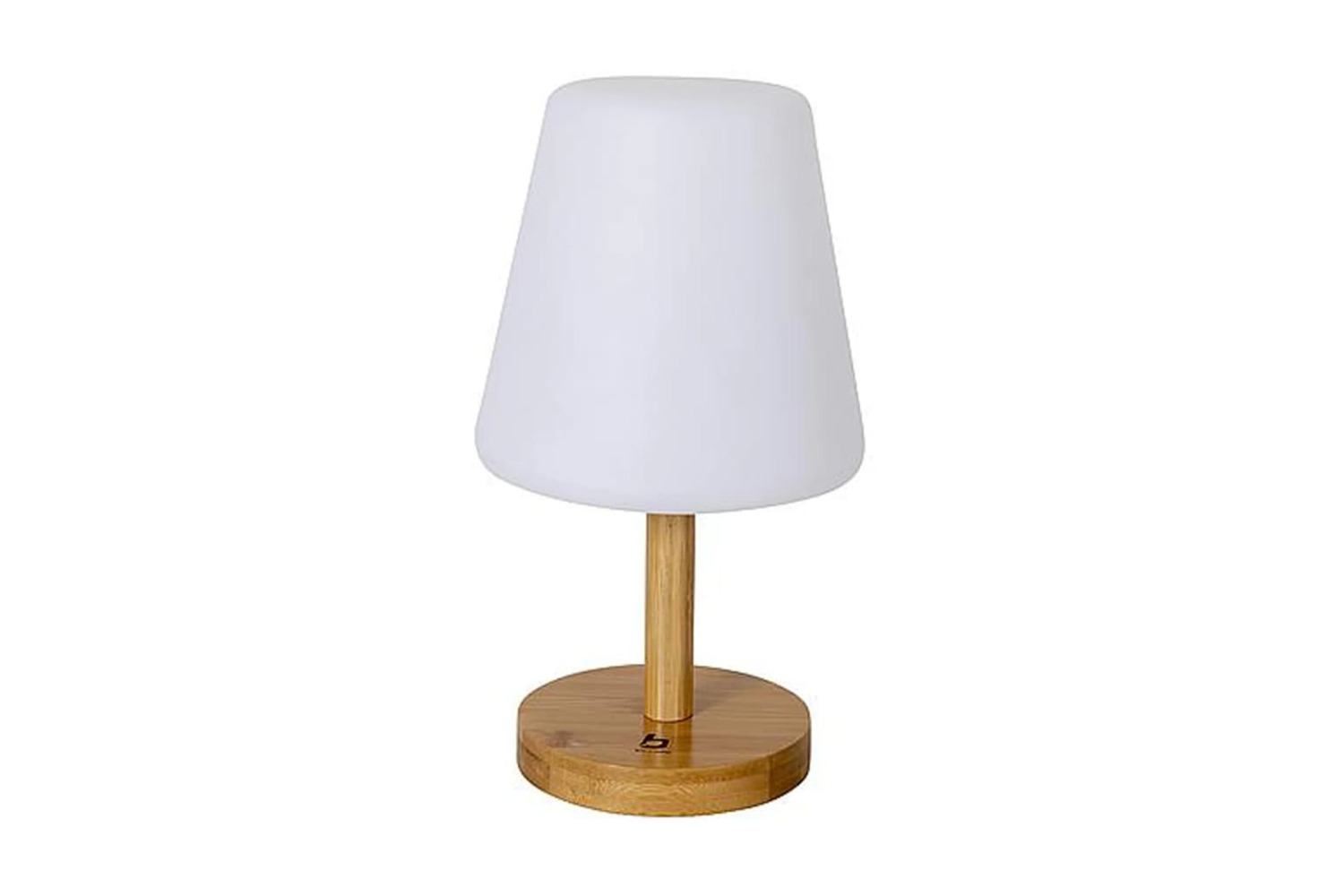 Bo-camp 428668 Led Table Lamp With Shade Cambridge White And Brown
